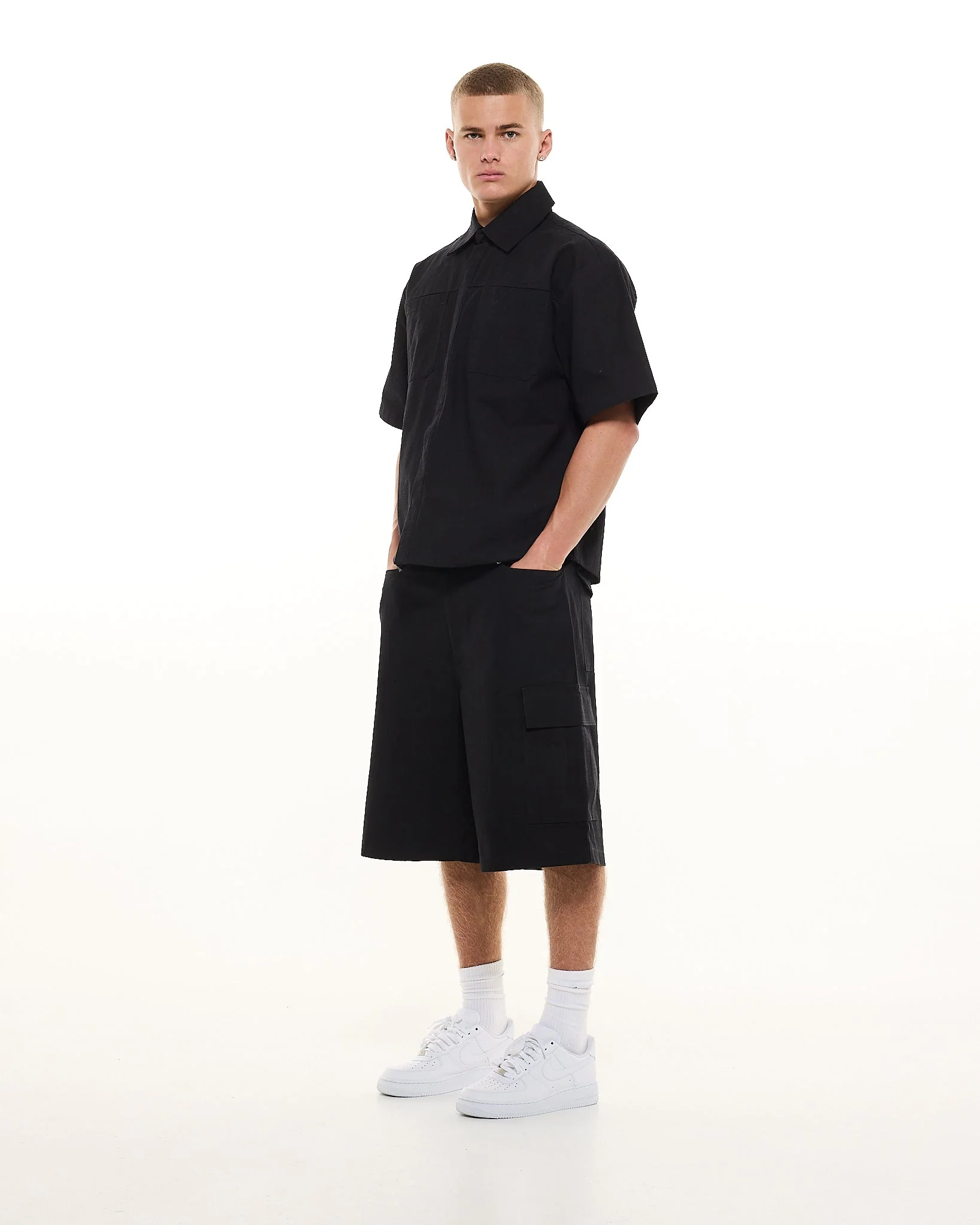 CARGO SHORT - BLACK - Image 5