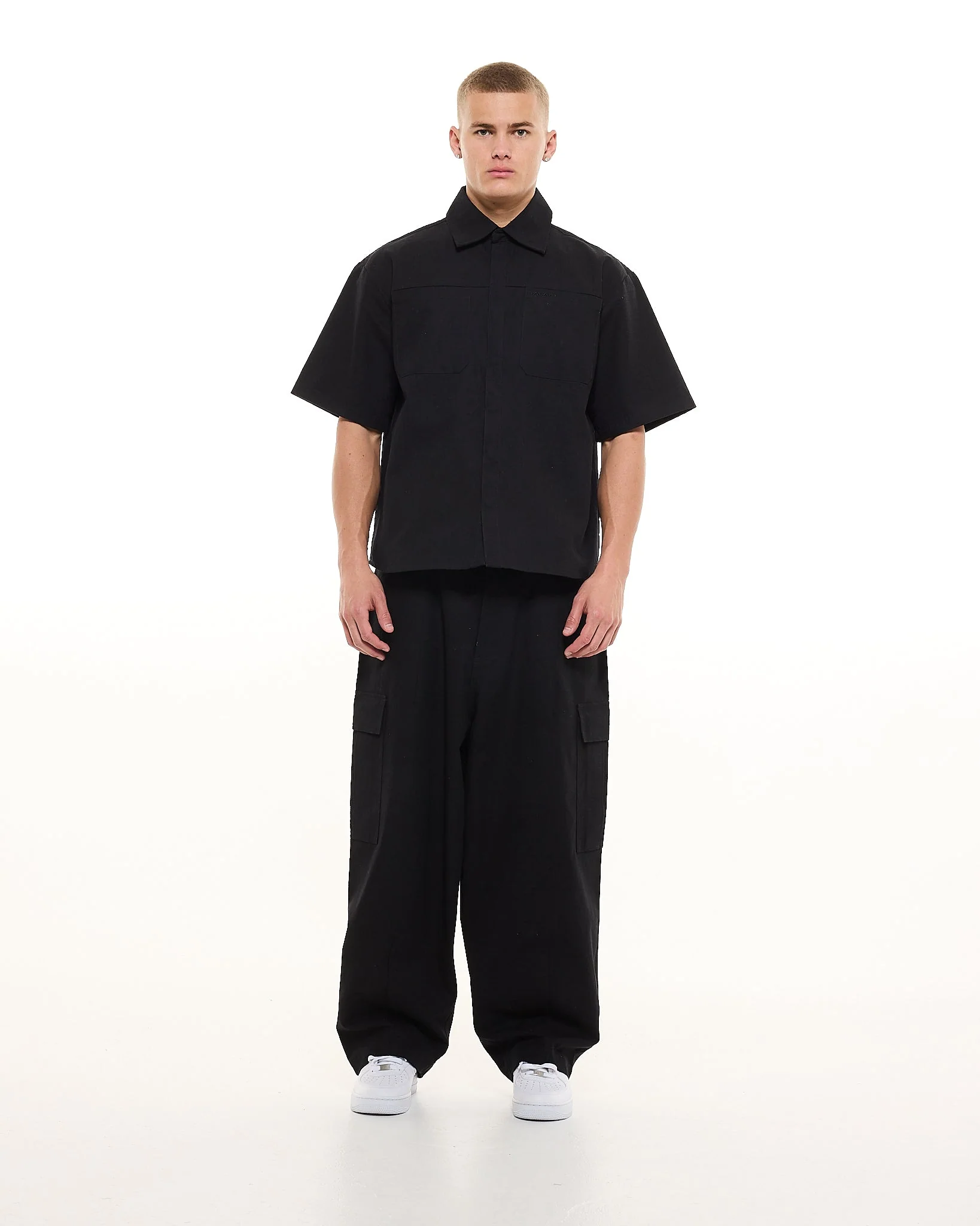 CARGO SS SHIRT - BLACK - Image 3