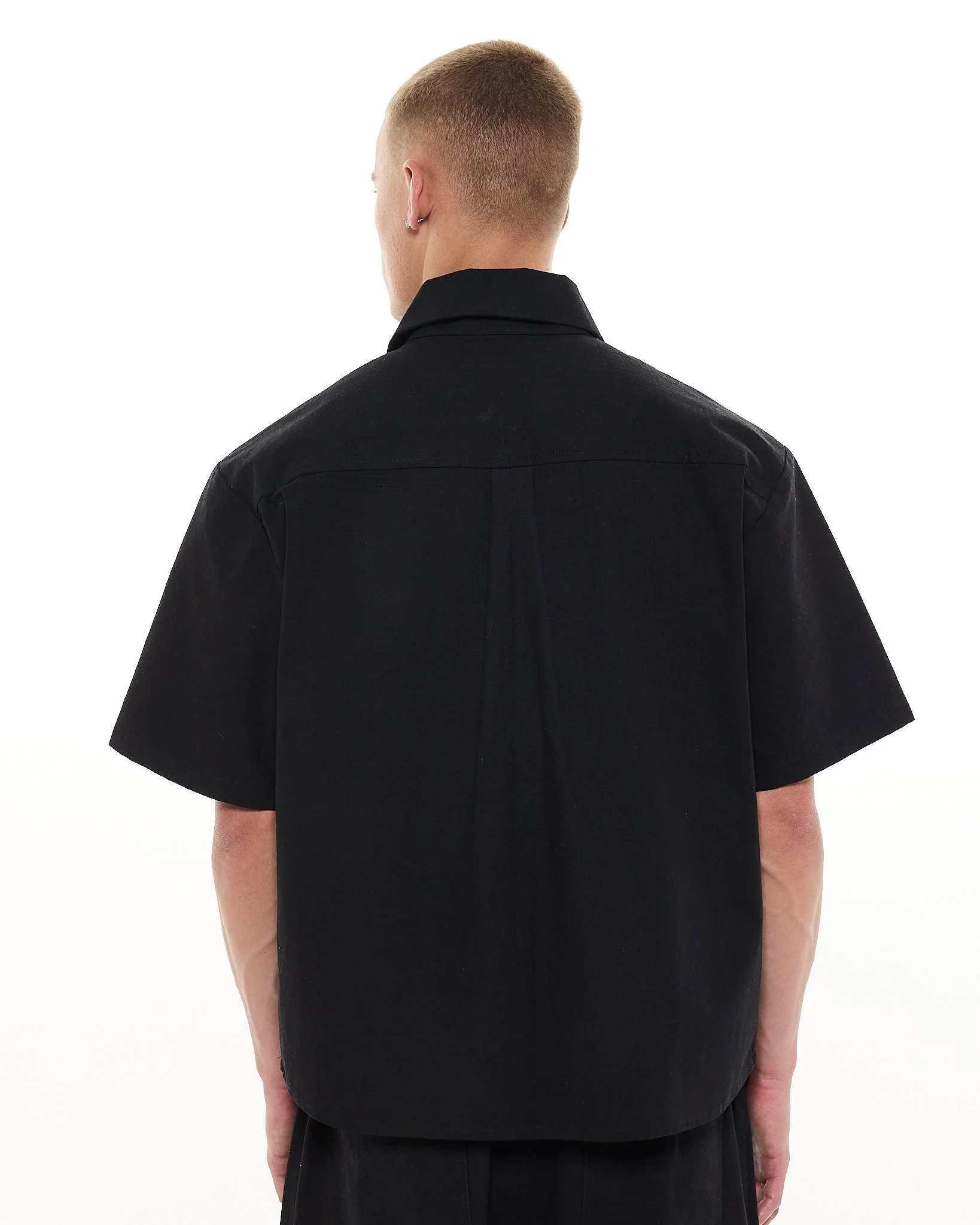 CARGO SS SHIRT - BLACK - Image 5