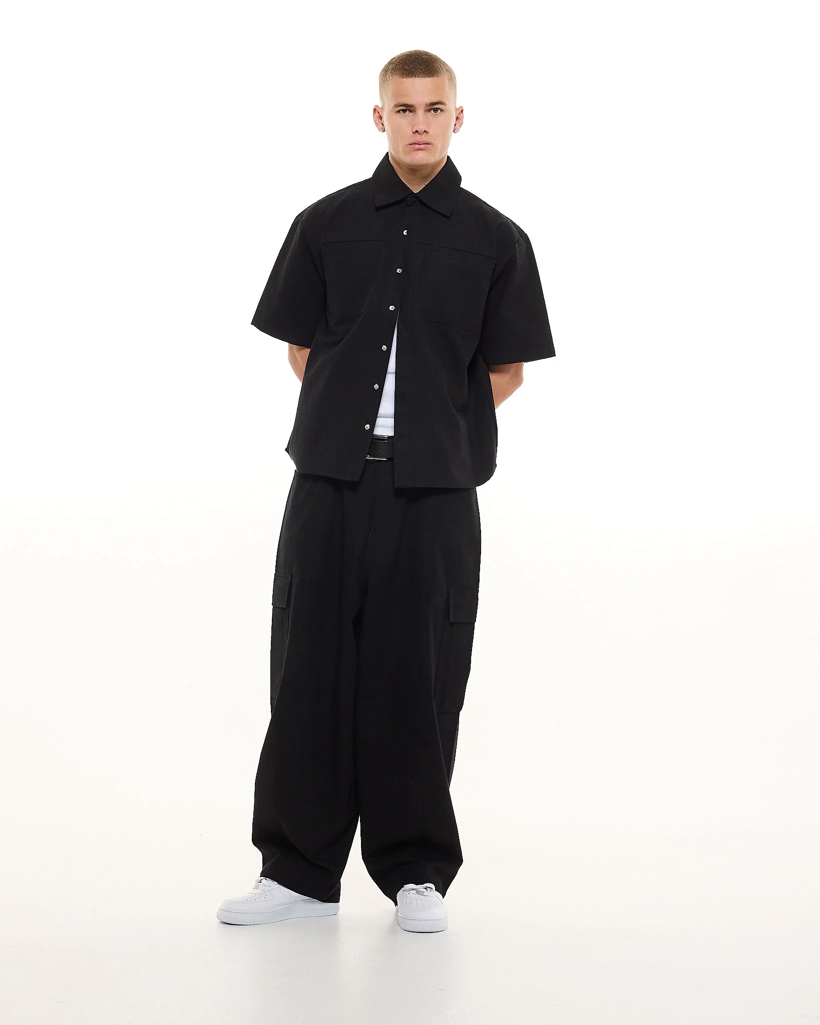 CARGO SS SHIRT - BLACK - Image 6