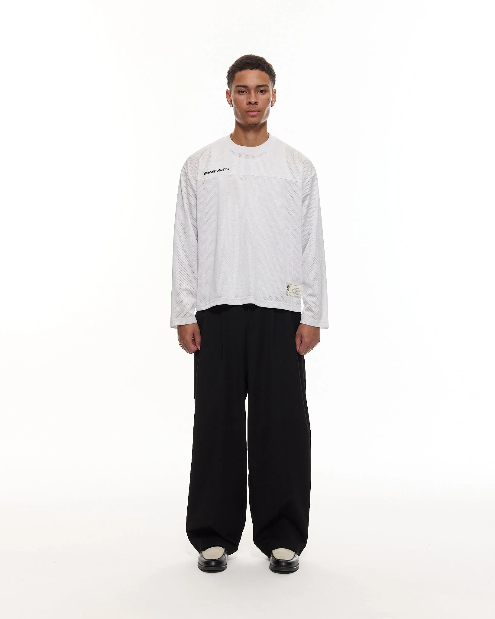 PLEATED PANT - BLACK - Image 3