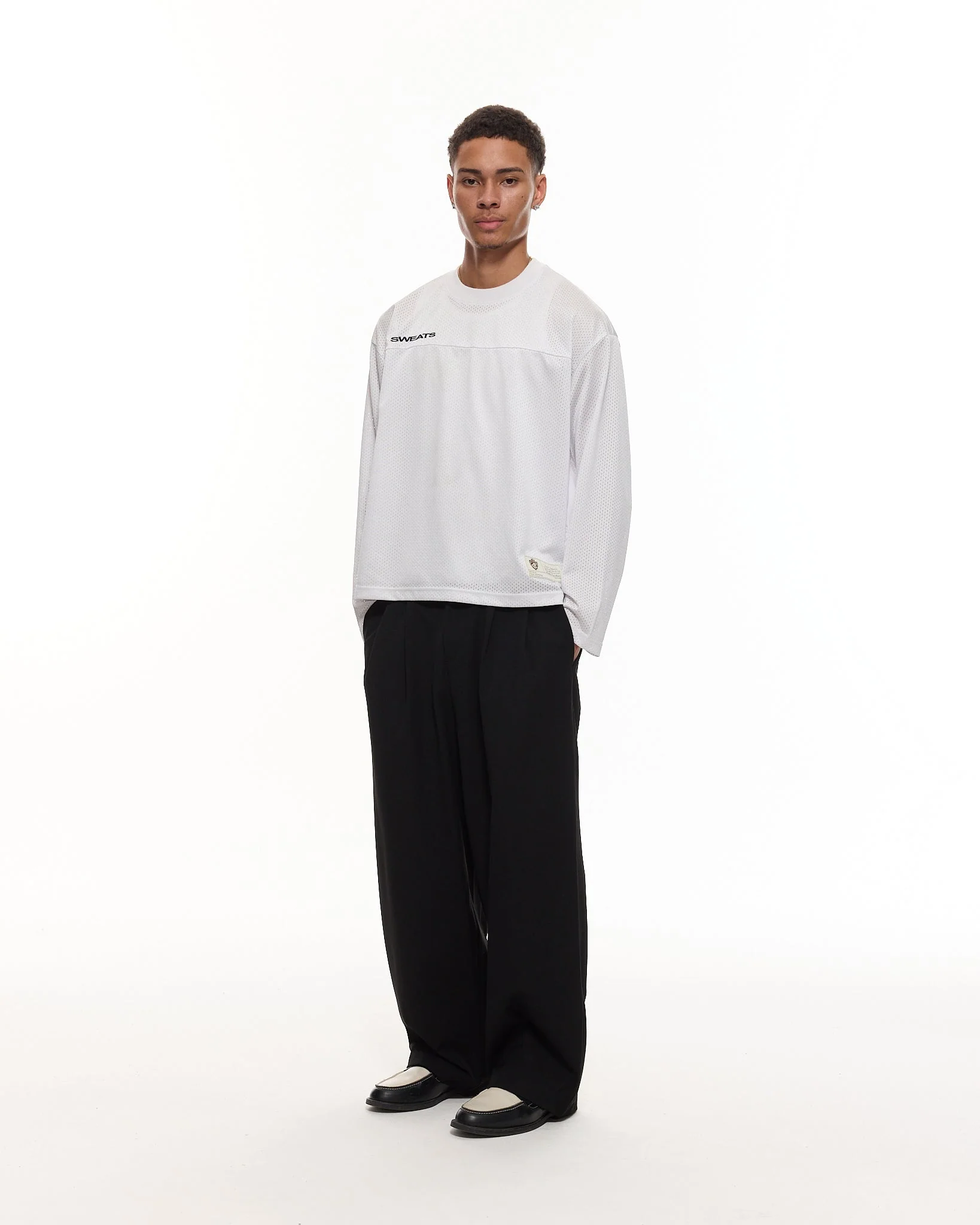 PLEATED PANT - BLACK - Image 6