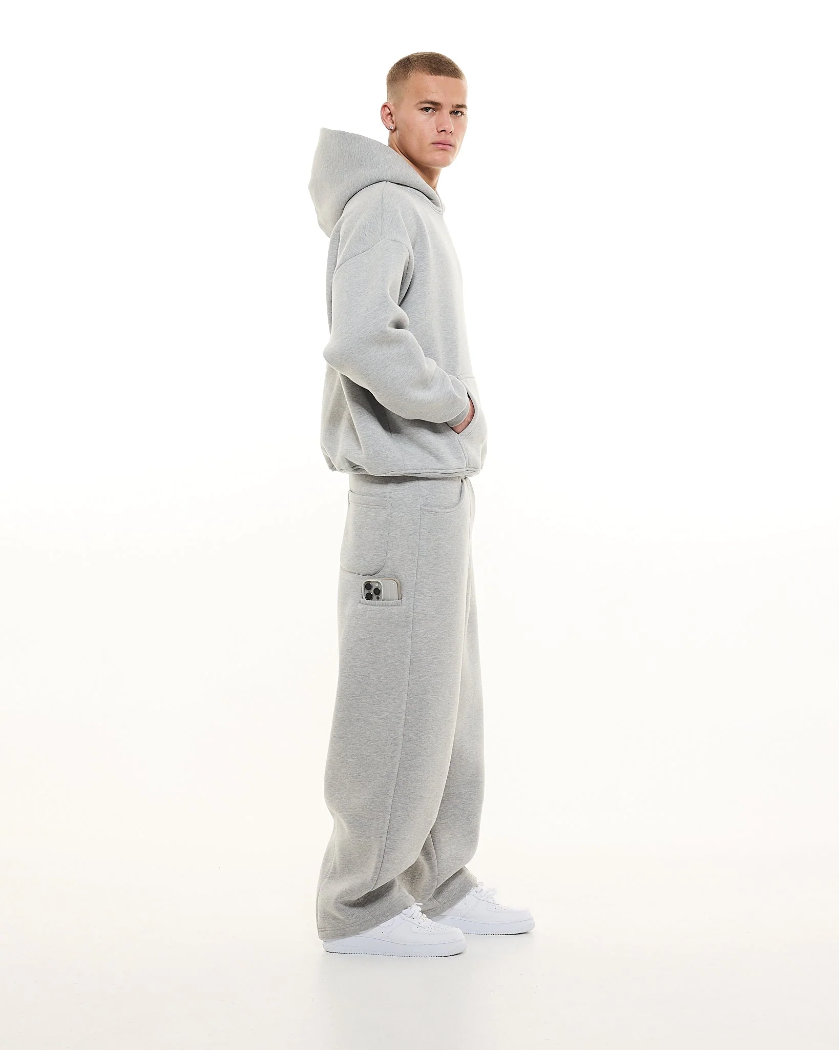 COZY HOODIE - GREY - Image 7