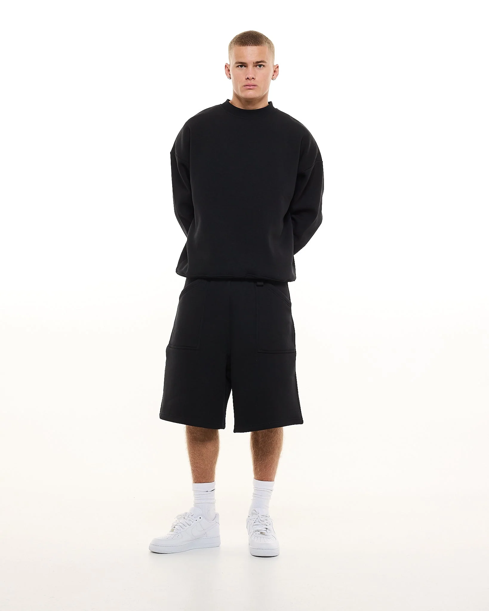 COZY SHORTS - BLACK - Image 4