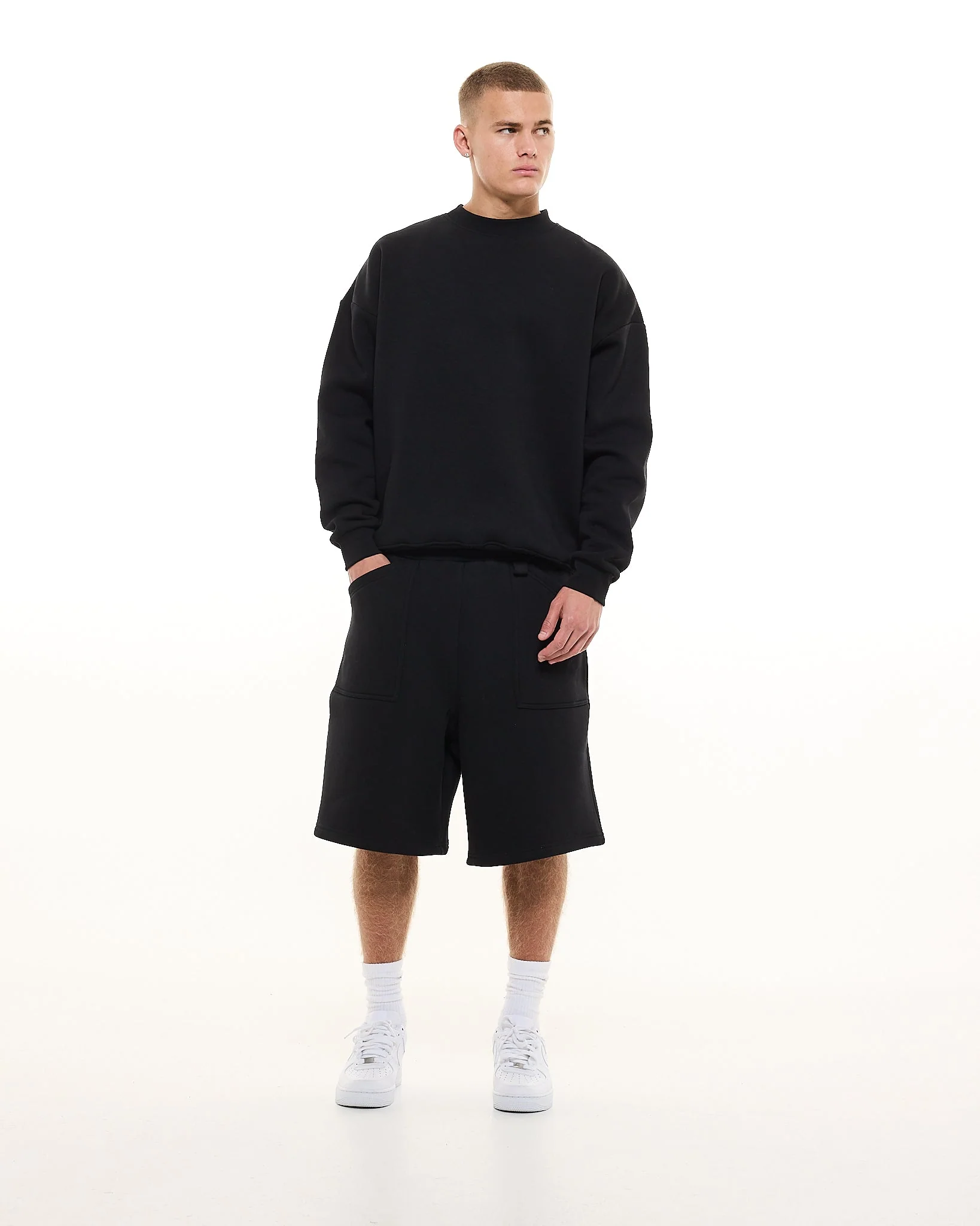 COZY SHORTS - BLACK - Image 5