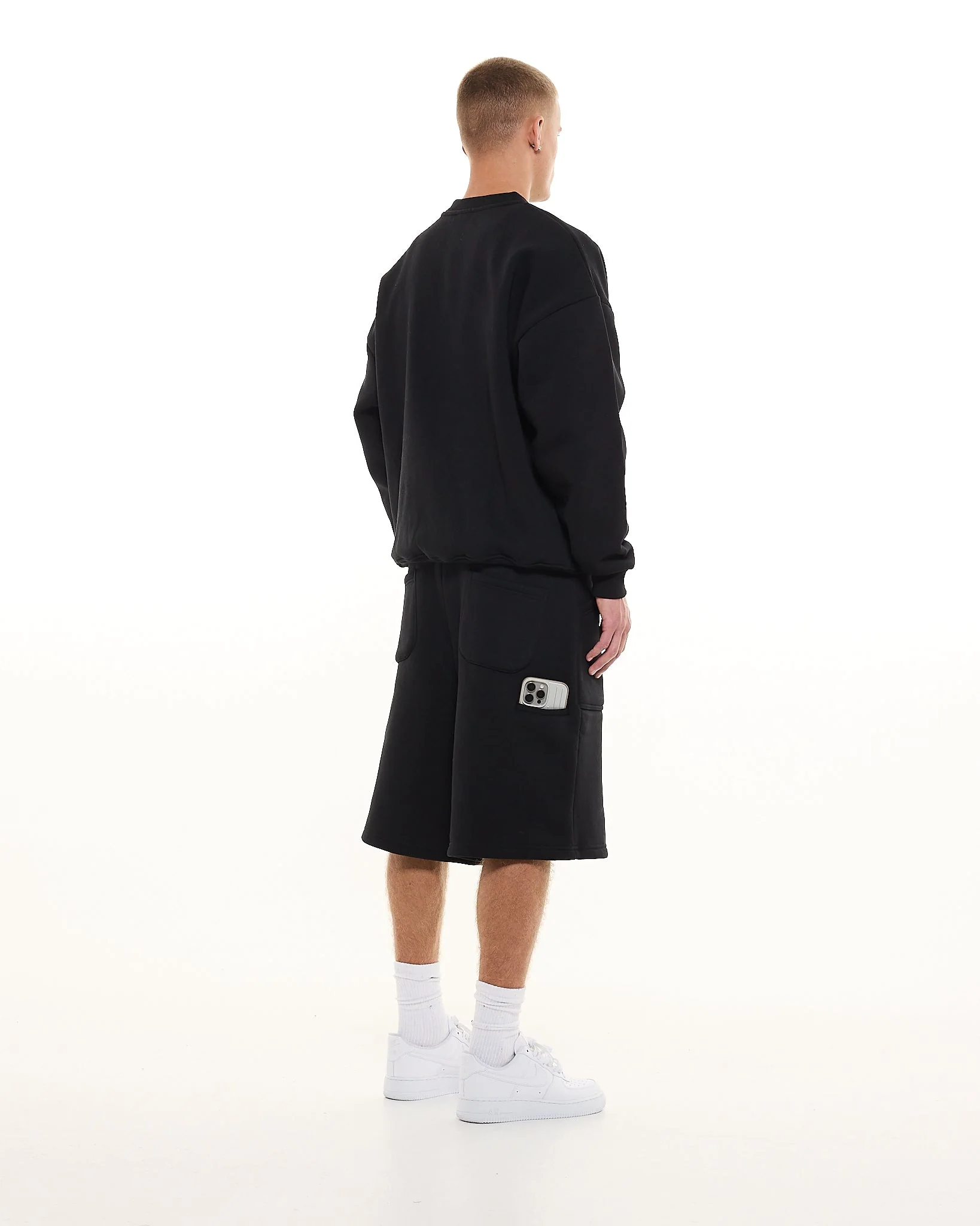 COZY SHORTS - BLACK - Image 6