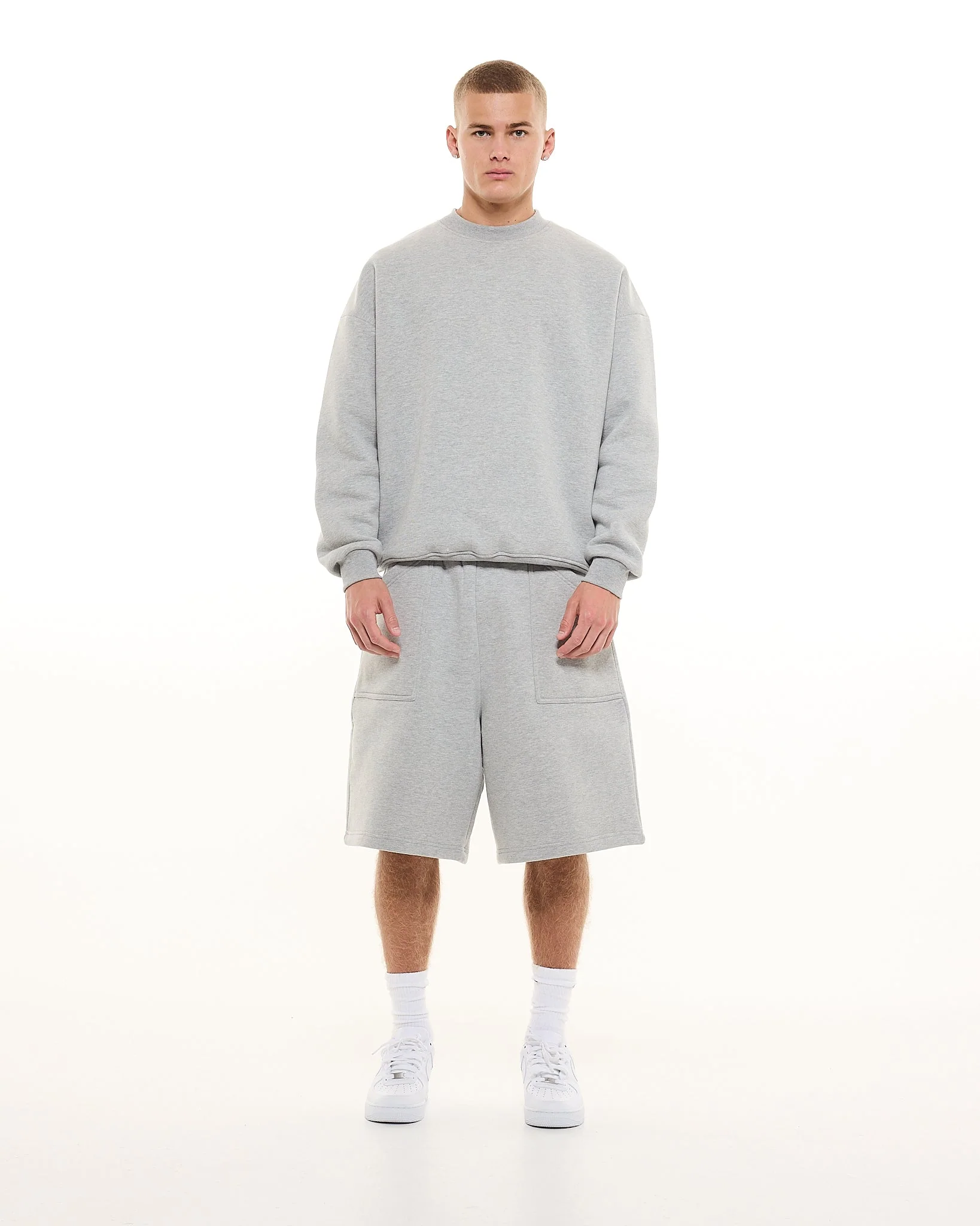 COZY SHORTS - GREY - Image 3