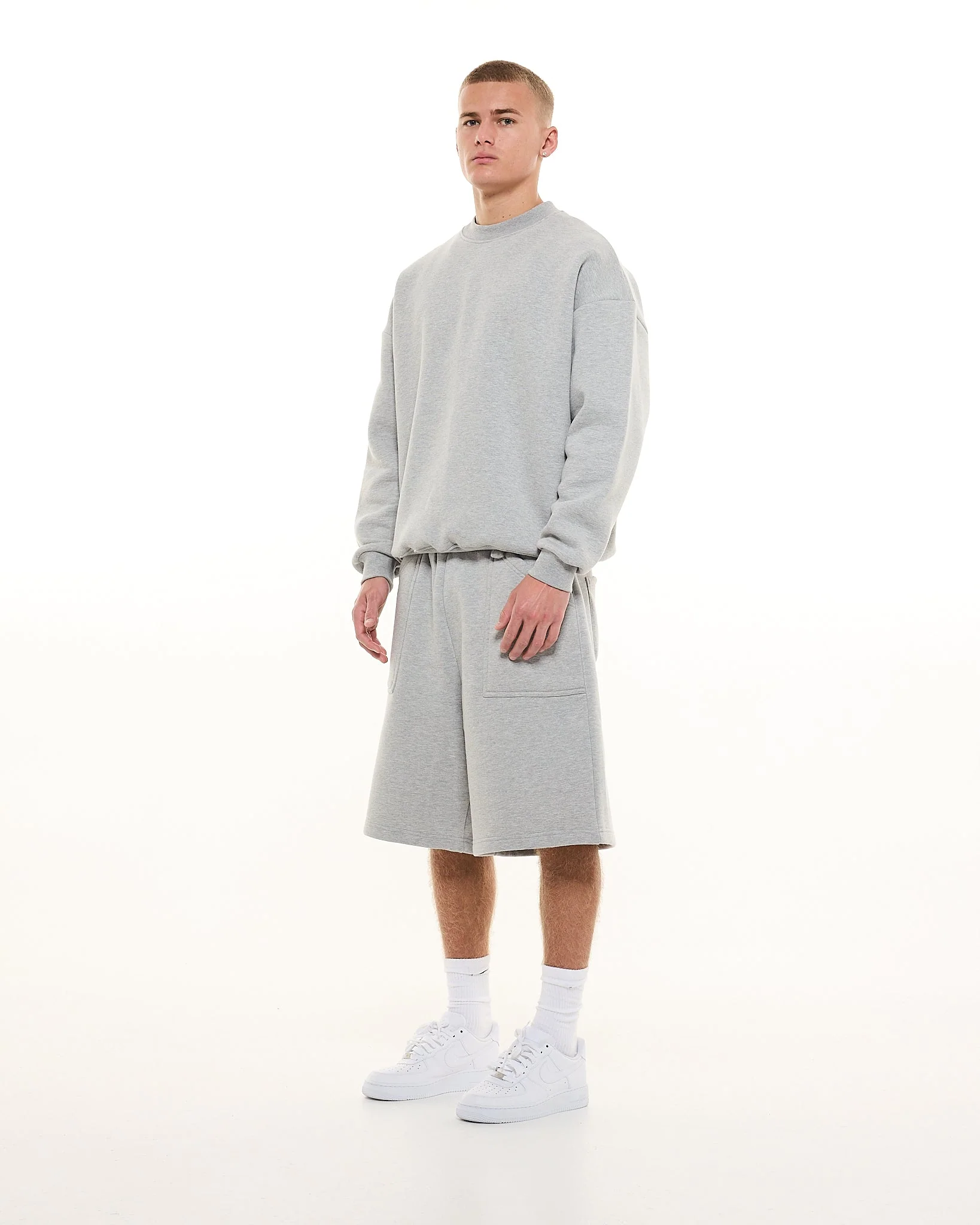 COZY SHORTS - GREY - Image 4