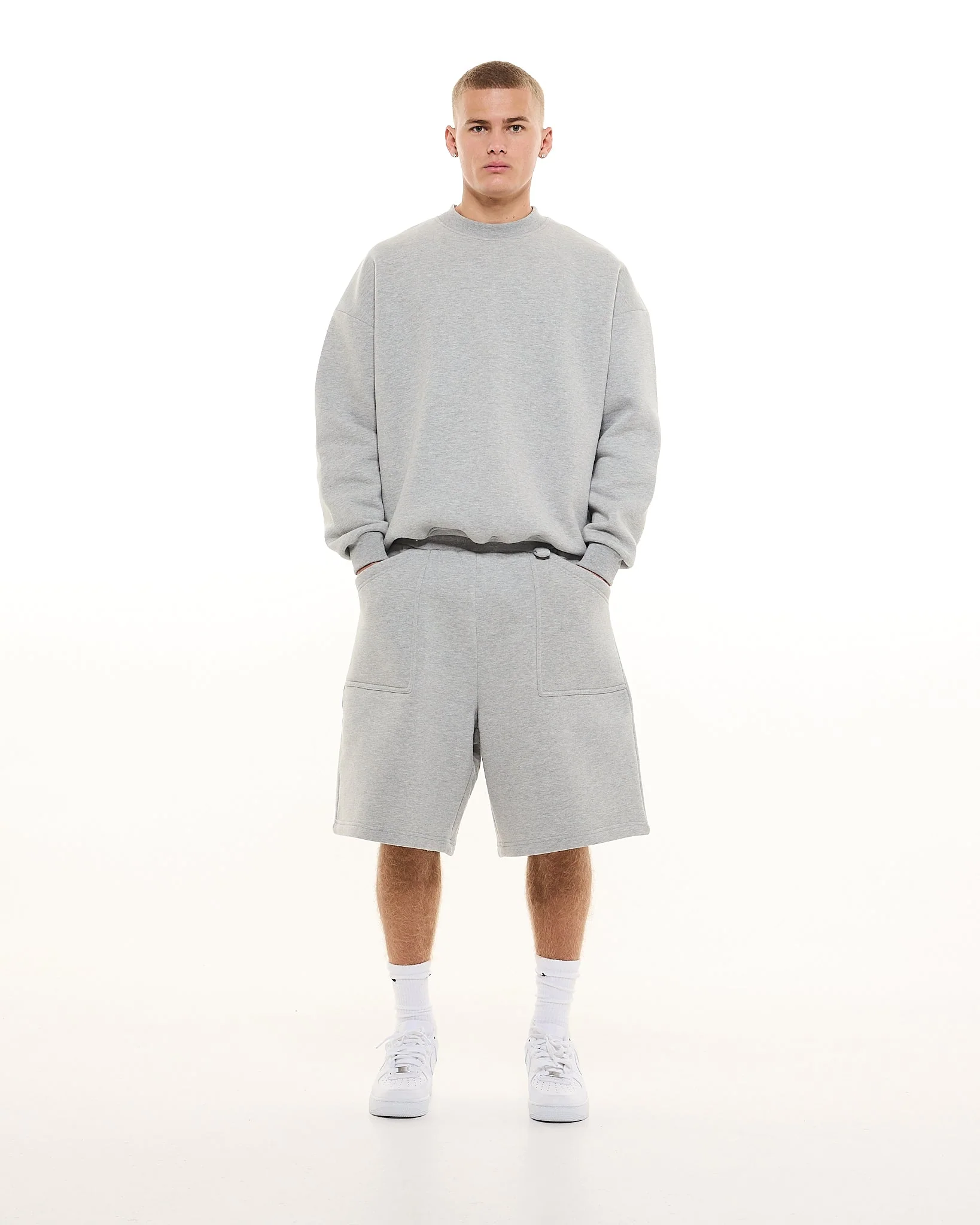 COZY SHORTS - GREY - Image 5
