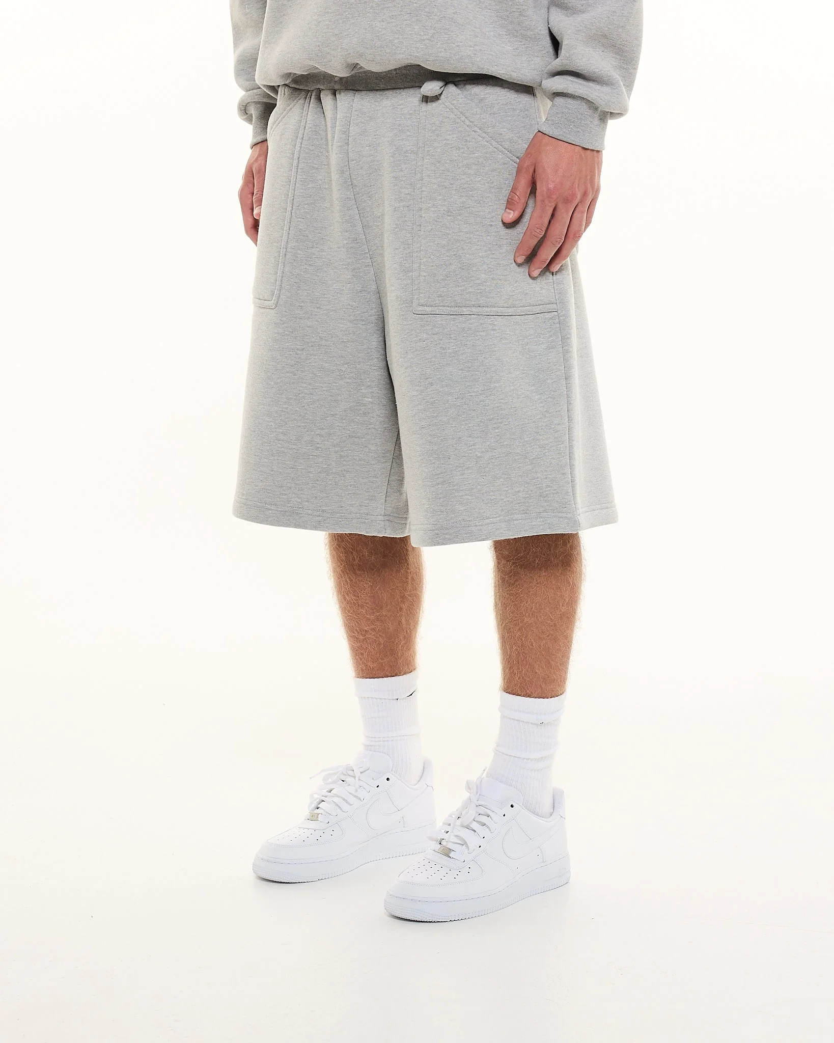 COZY SHORTS - GREY - Image 6