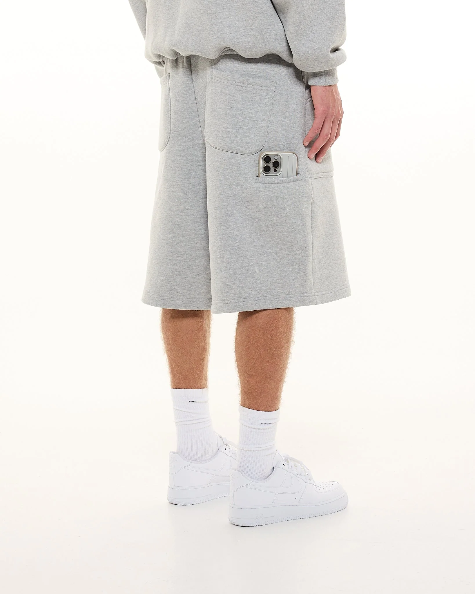 COZY SHORTS - GREY - Image 7