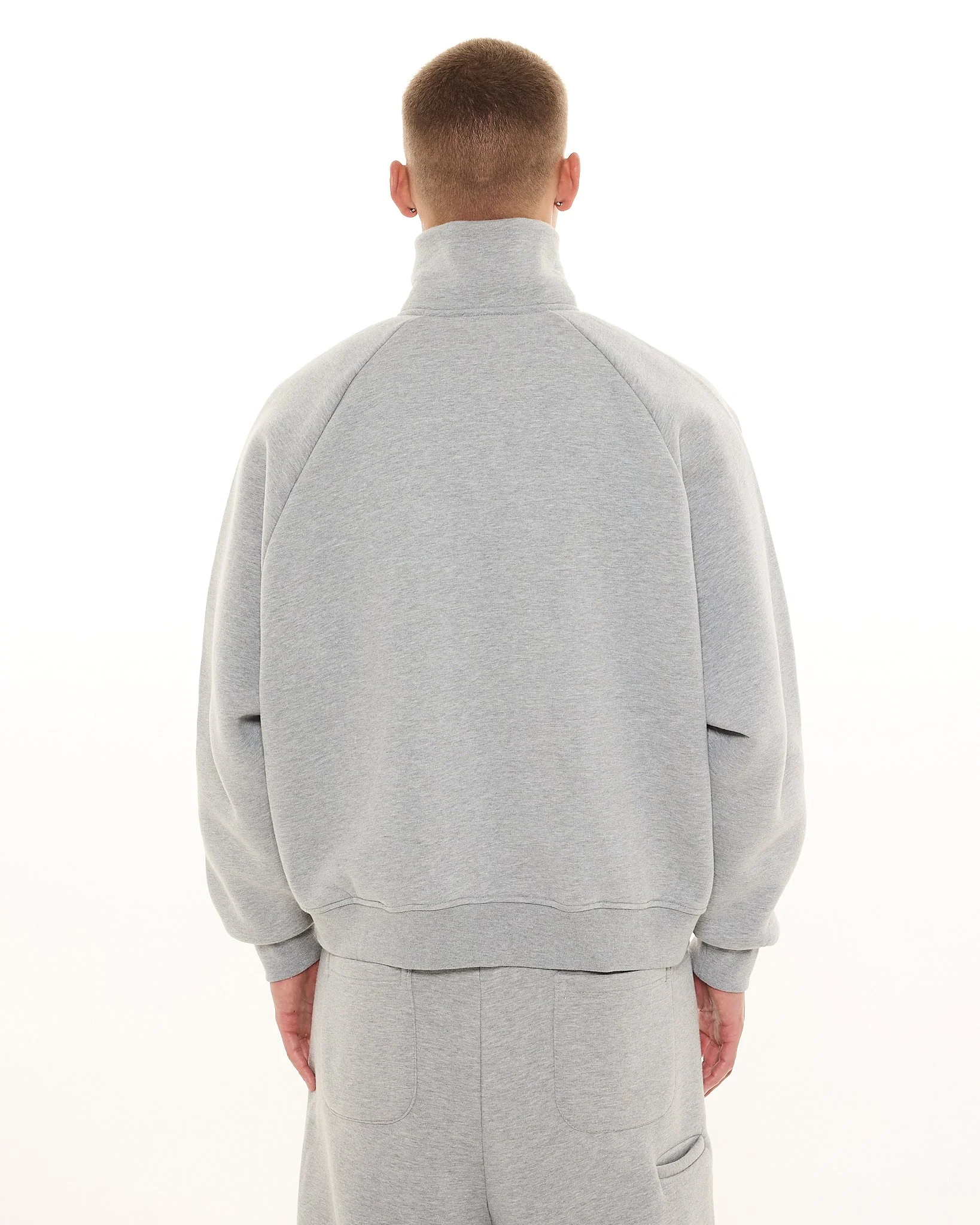COZY TRACK JACKET - GREY - Image 7