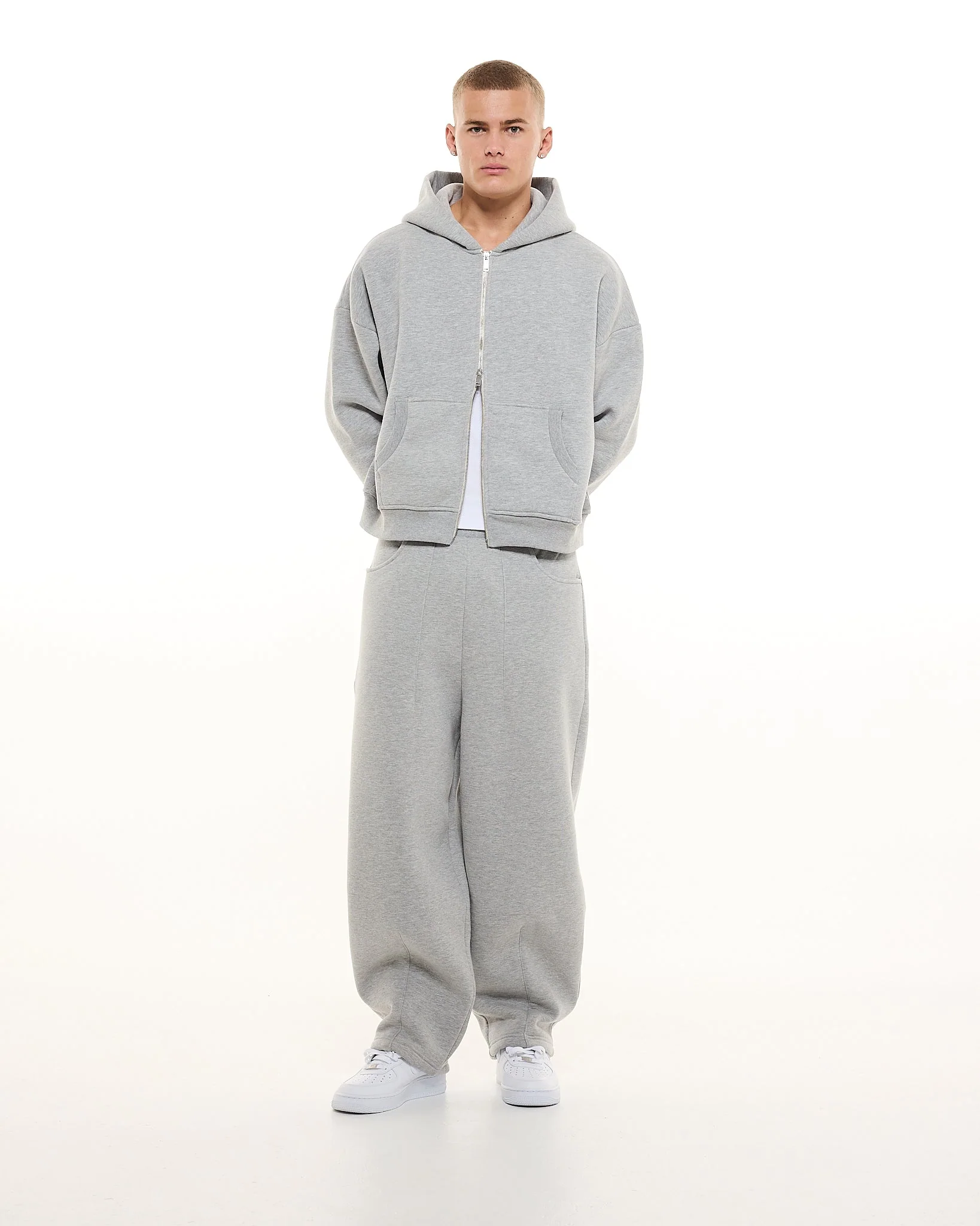 COZY ZIP UP - GREY - Image 7