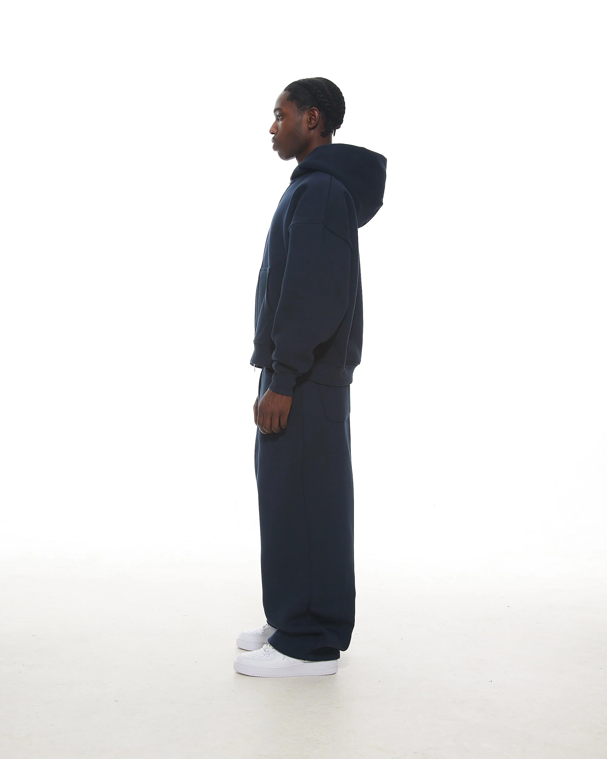 COZY ZIP UP - NAVY - Image 5