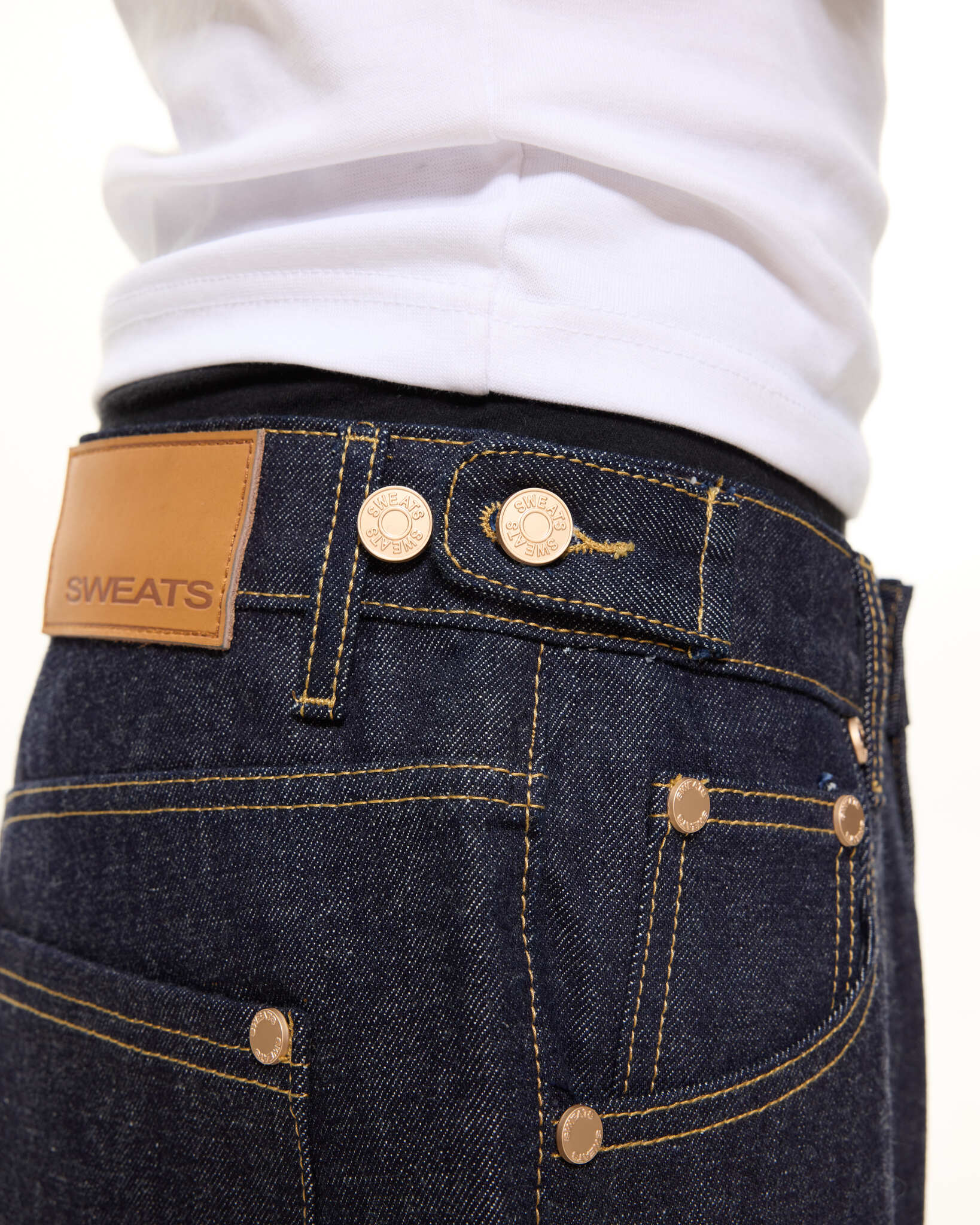 DENIM BAGGY JEANS - INDIGO - Image 9