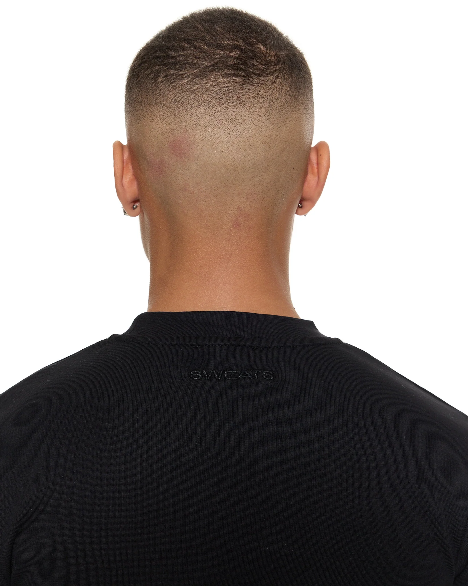 FITTED T-SHIRT - BLACK - Image 7