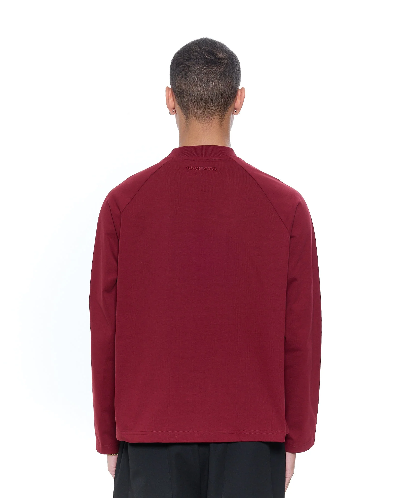 Long Sleeve T-Shirt - Burgundy - Image 8