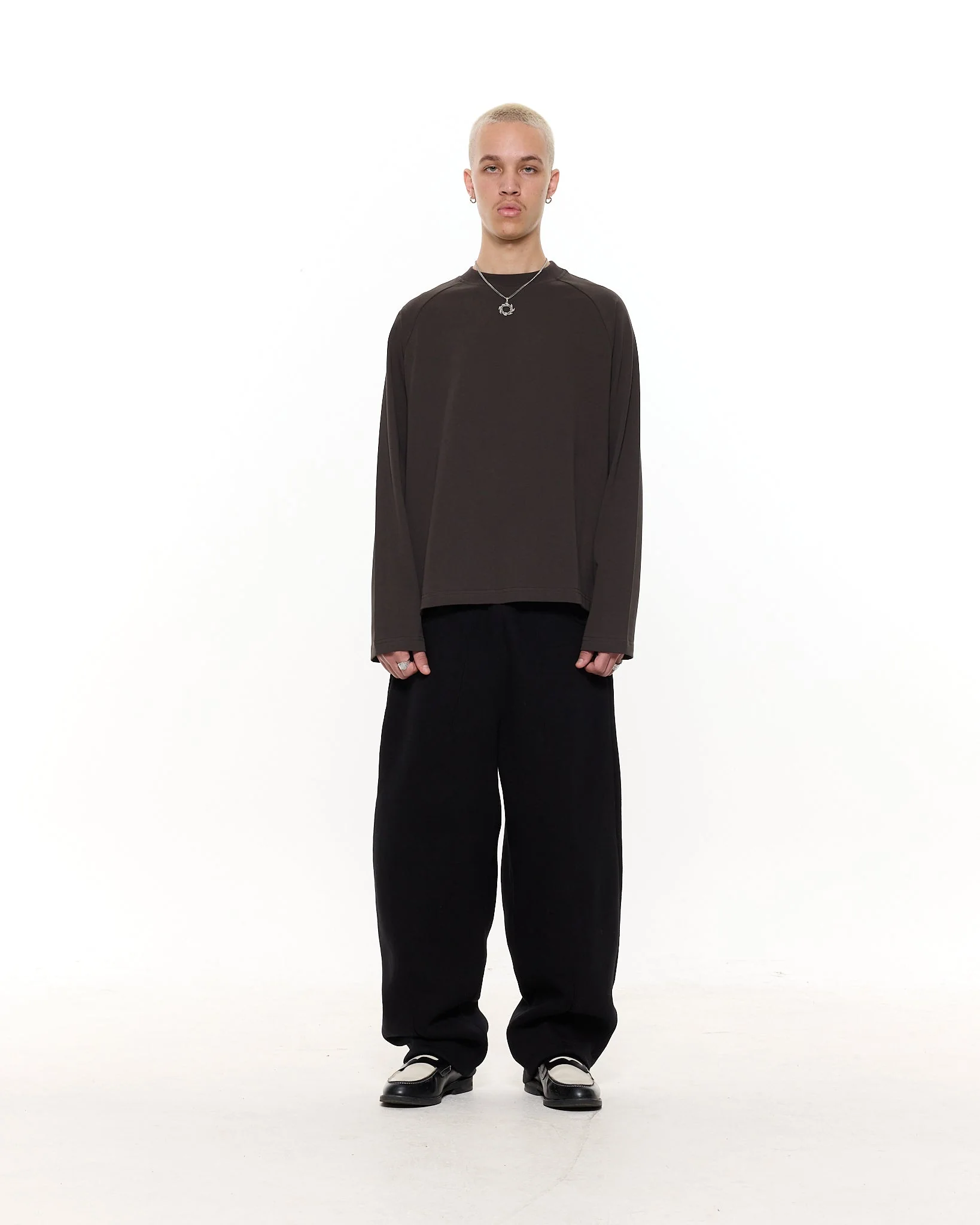 Long Sleeve T-Shirt - Coffee - Image 3