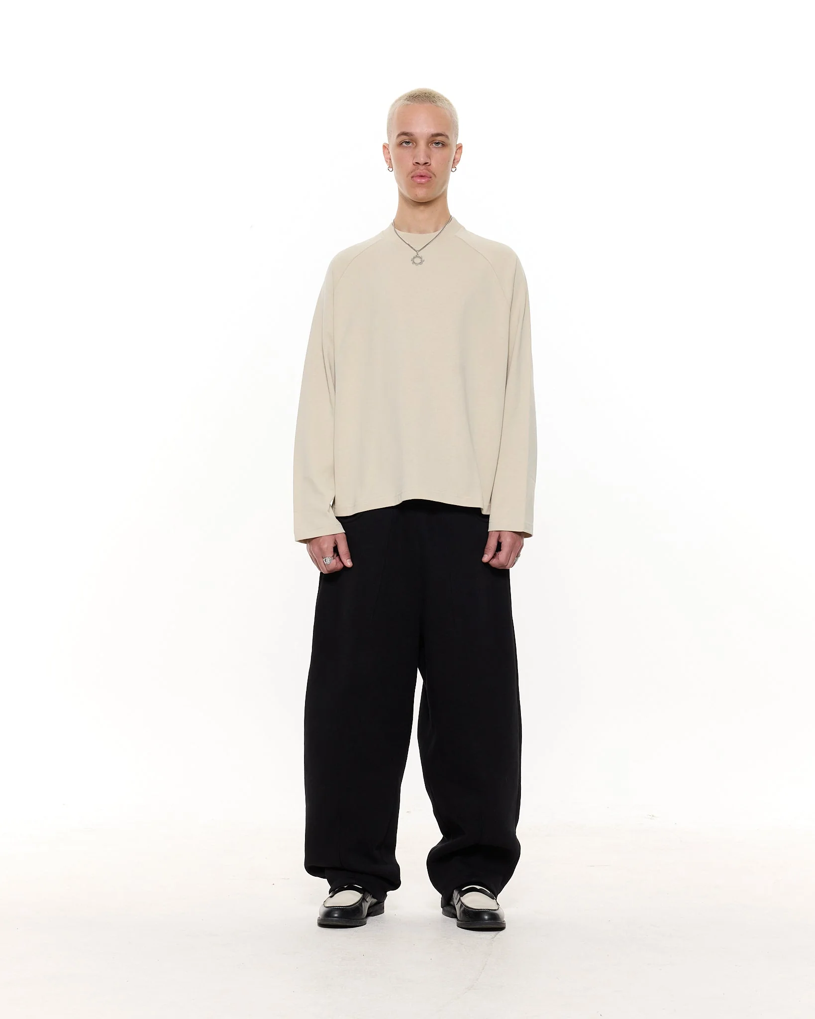 Long Sleeve T-Shirt - Oat - Image 3