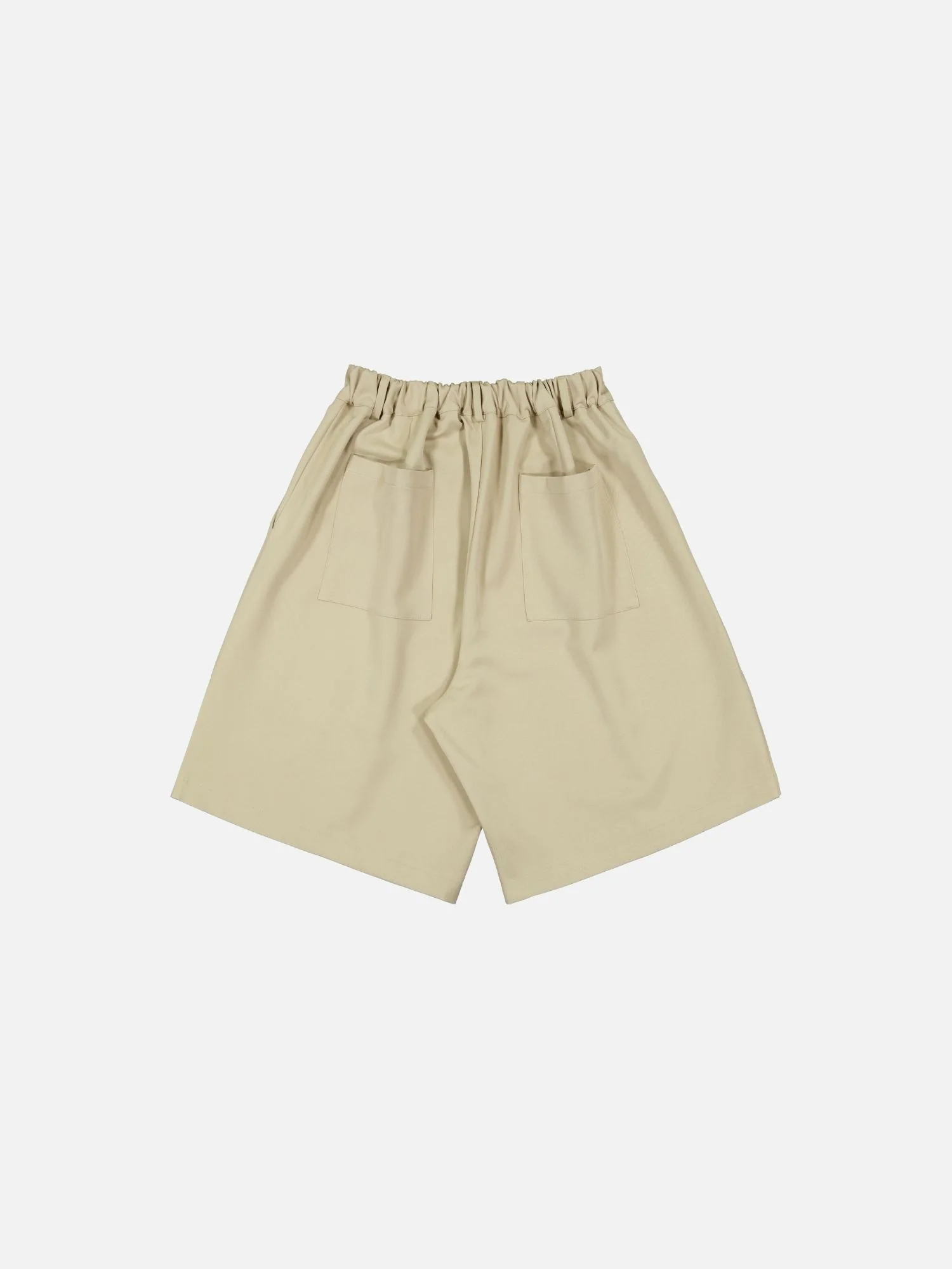 PLEATED SHORTS - SAND - Image 8