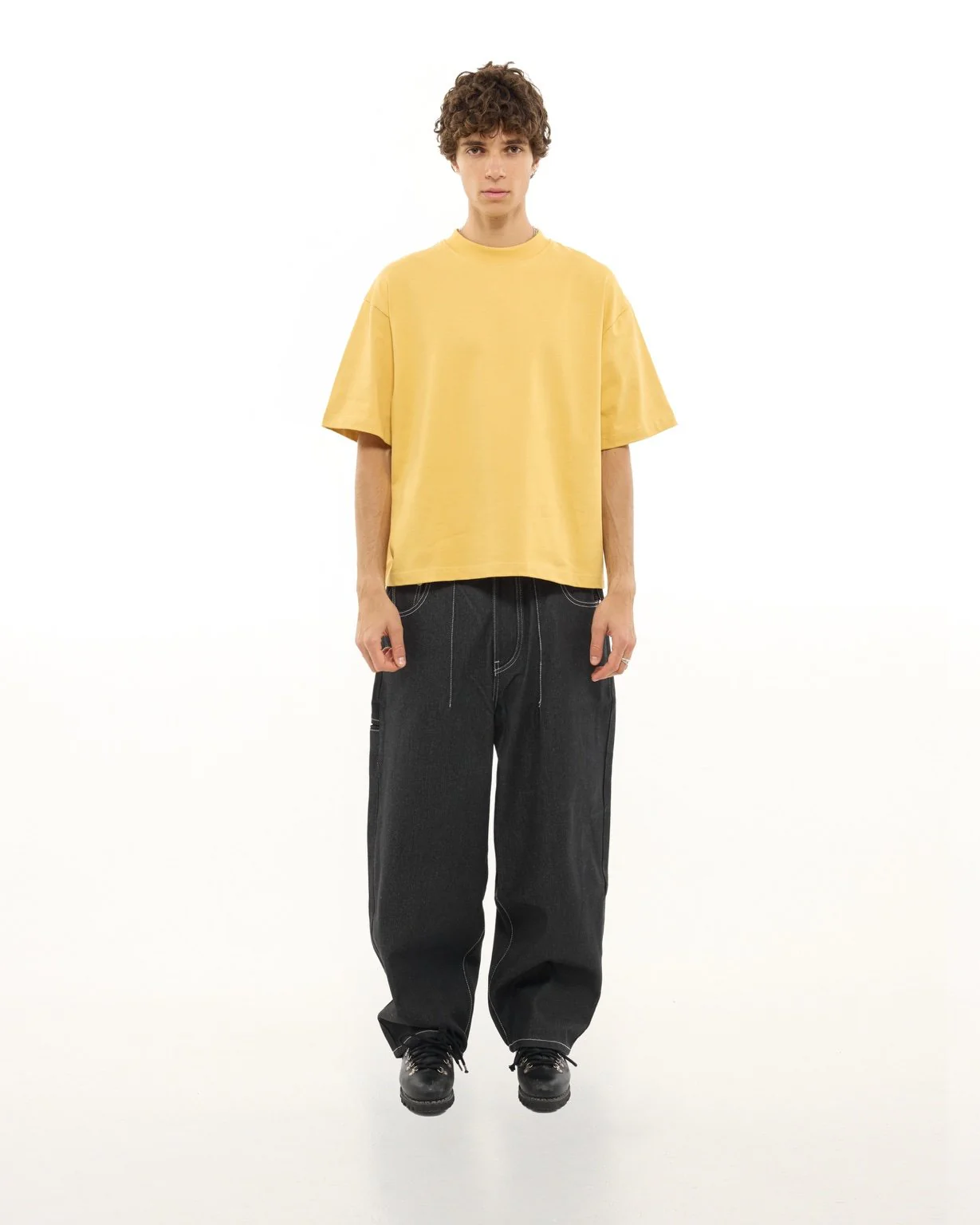 SIGNATURE BLANK T-SHIRT - YELLOW - Image 3