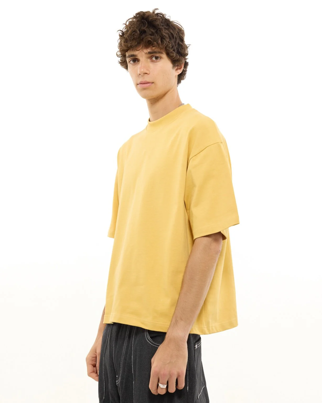 SIGNATURE BLANK T-SHIRT - YELLOW - Image 4