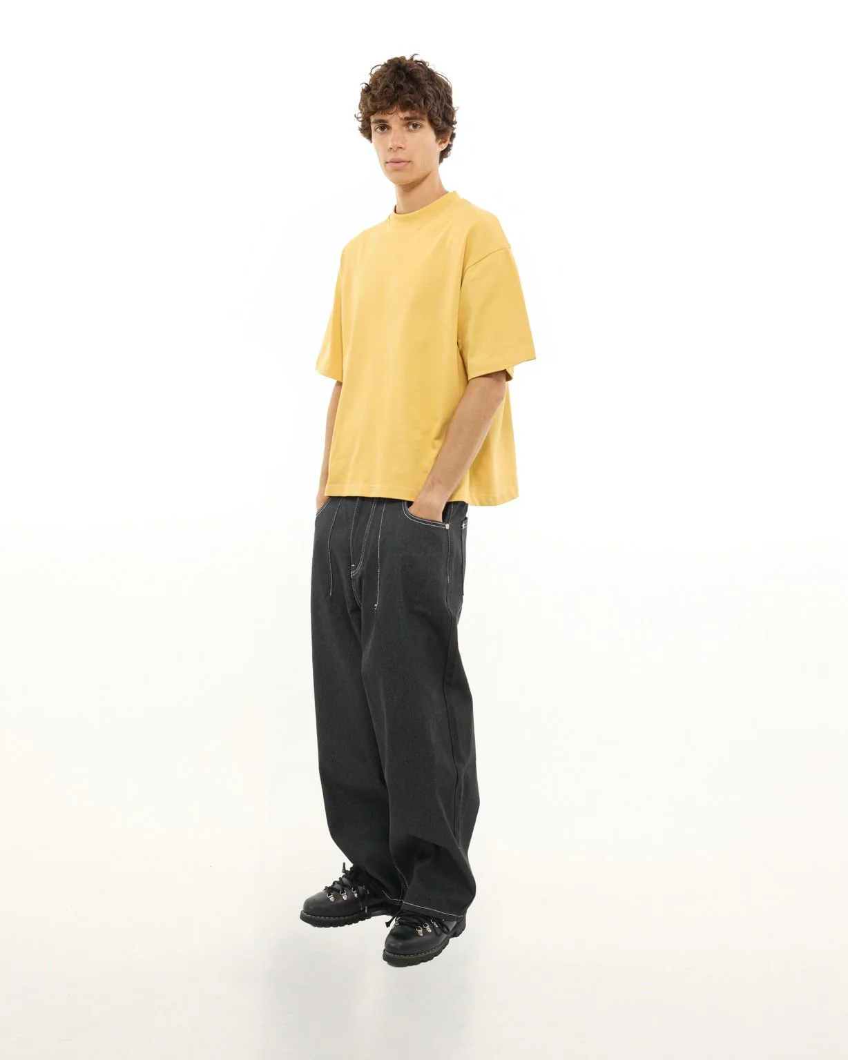 SIGNATURE BLANK T-SHIRT - YELLOW - Image 7