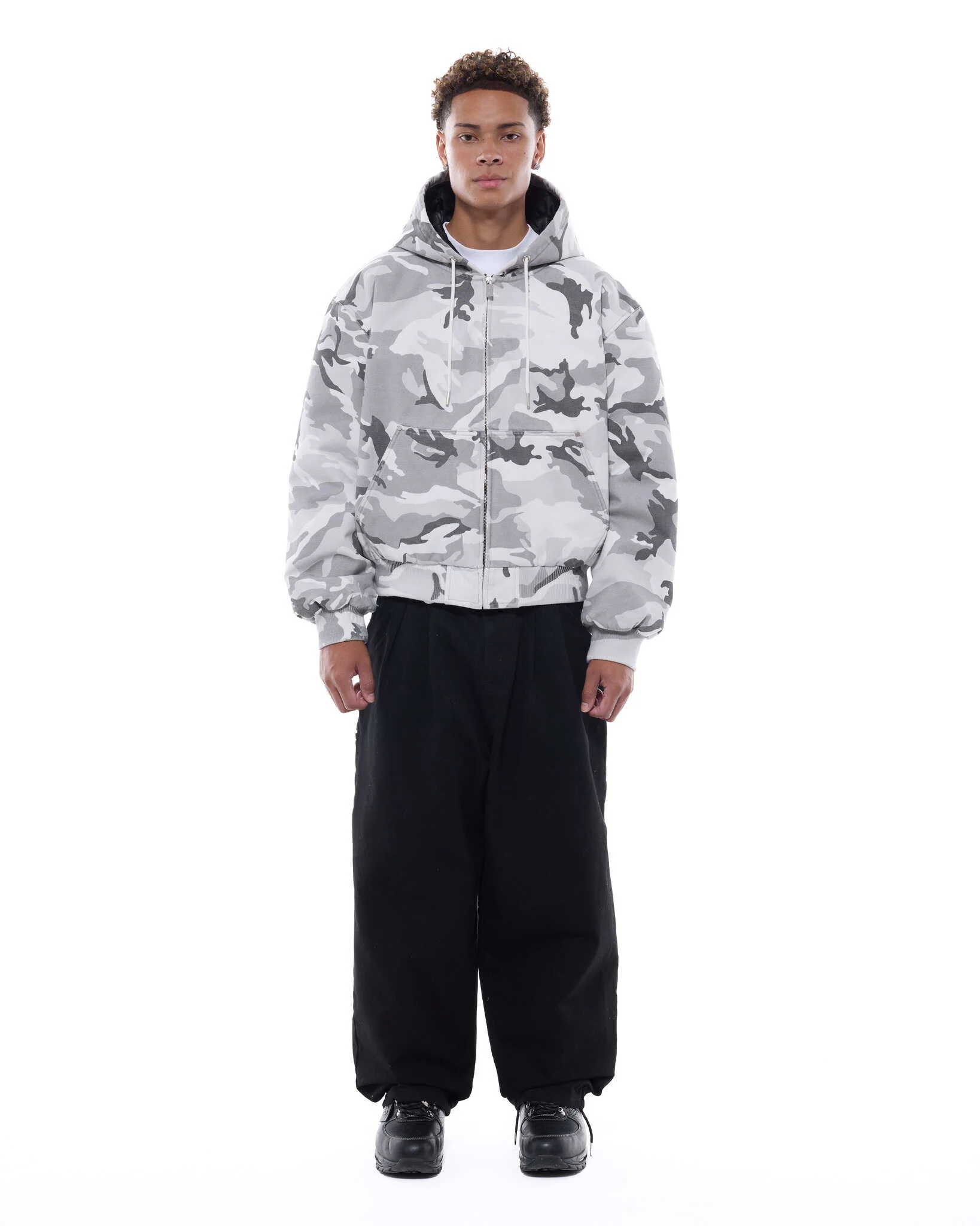 WORKWEAR HOODIE - SNOW CAMO - Image 3