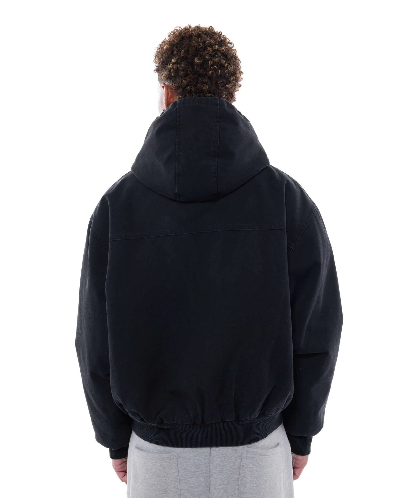 WORKWEAR HOODIE - WASHED BLACK - Image 6