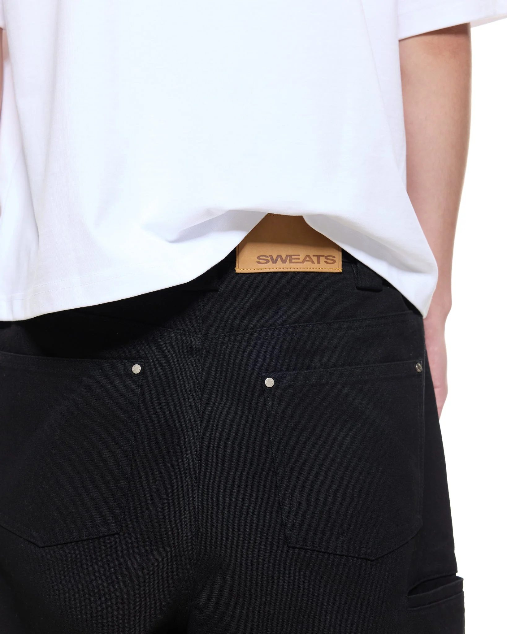 WORKWEAR SHORTS - BLACK - Image 5