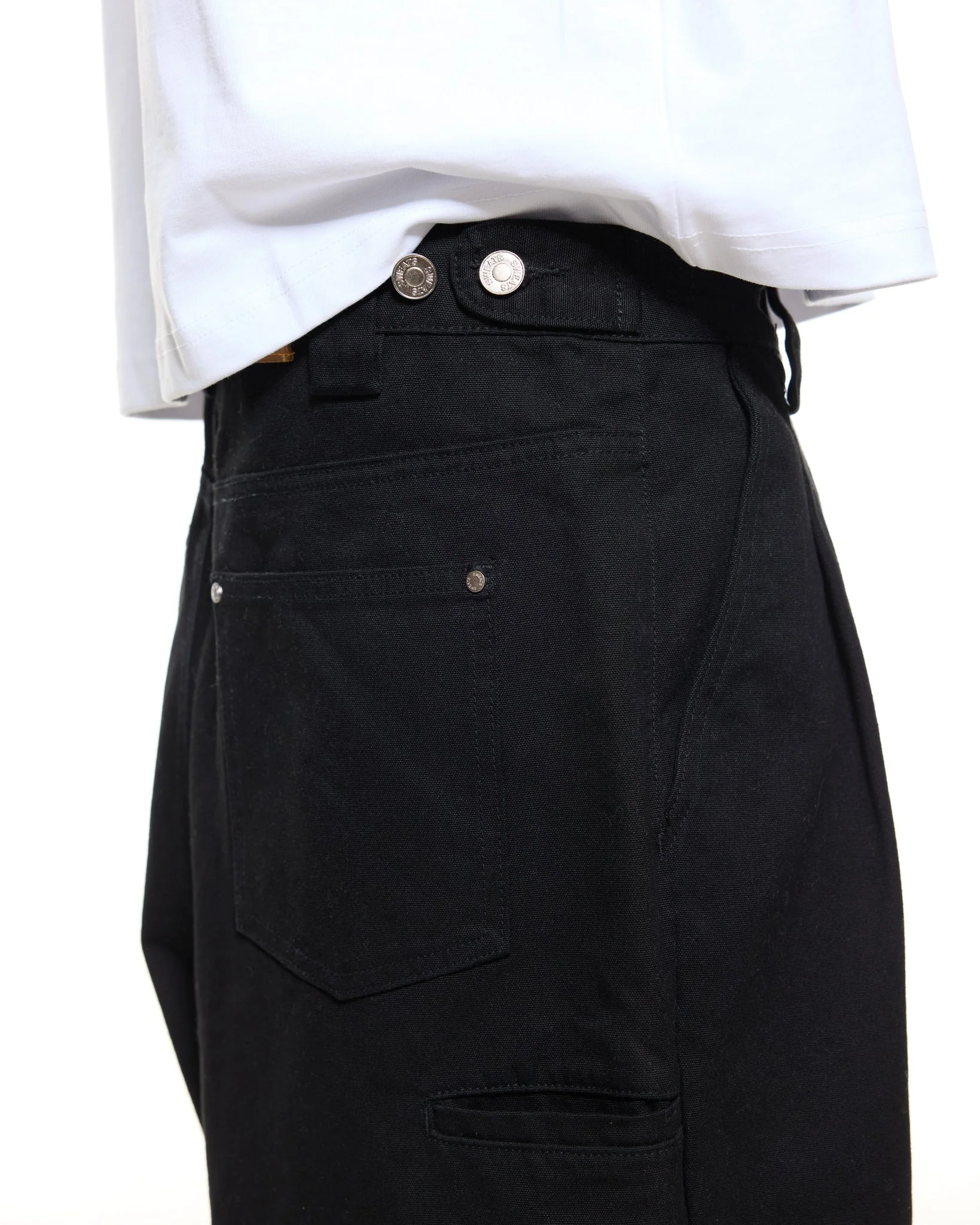 WORKWEAR SHORTS - BLACK - Image 6
