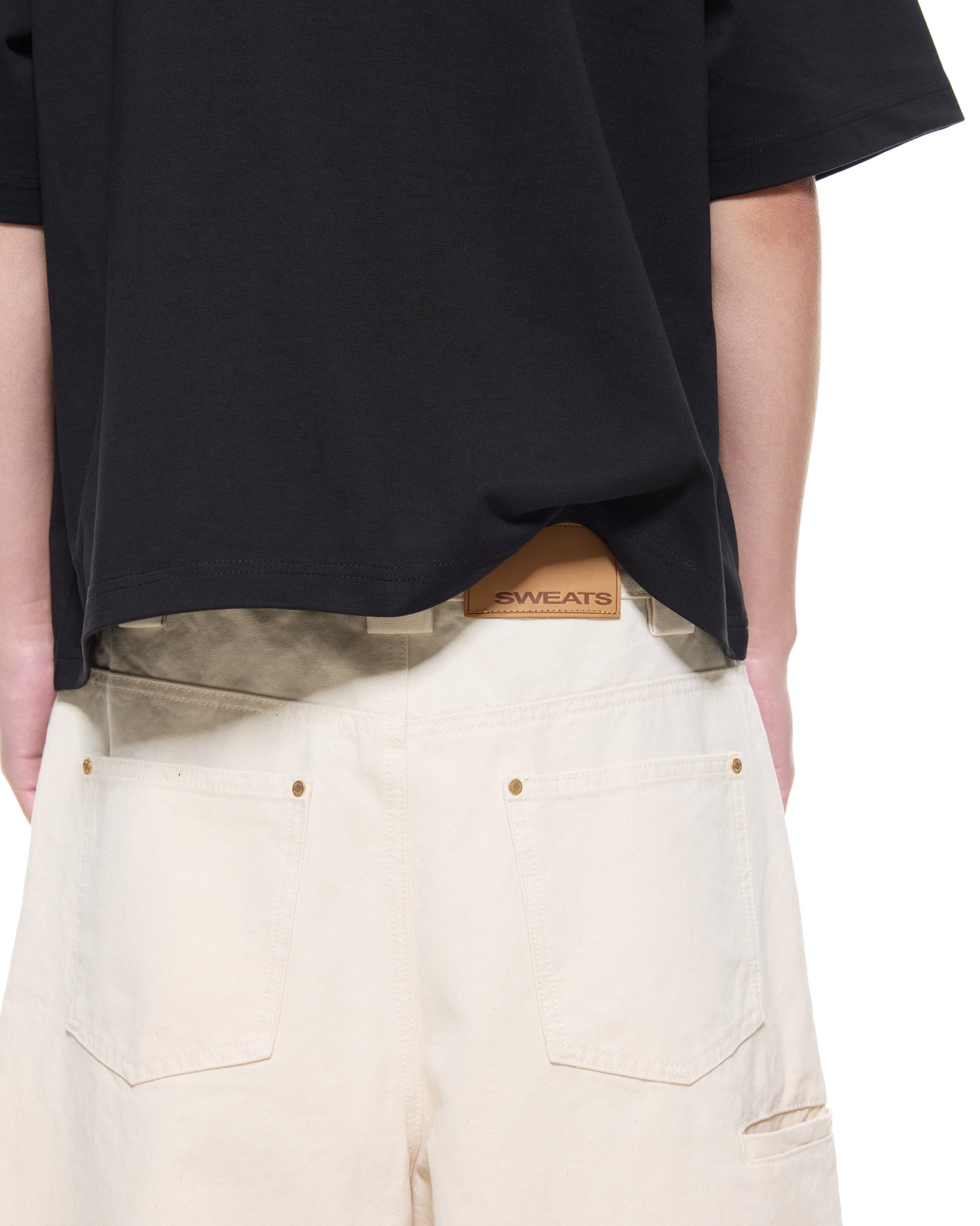 WORKWEAR SHORTS - ECRU - Image 5